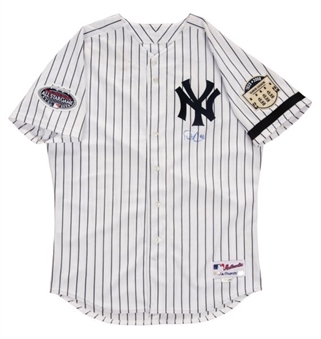 2008 Phil Coke Game Worn and Signed N.Y. Yankees Home Jersey from Final Game at Old Yankee Stadium (MLB Authenticated)